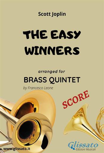The Easy Winners - brass quintet SCORE PDF