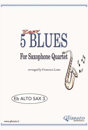 5 Easy Blues for Alto Saxophone Quartet (ALTO 3) PDF