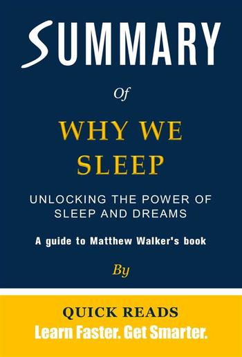 Summary of Why We Sleep PDF