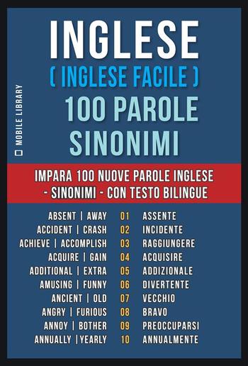 Inglese ( Inglese Facile ) 100 Parole - Sinonimi PDF