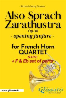 Also Sprach Zarathustra - French Horn Quartet (parts&score) key Bb PDF