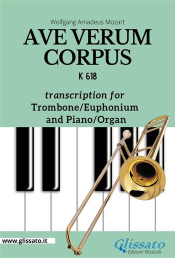 Ave Verum Corpus - Trombone or Euphonium (B.C.) and Piano/Organ PDF