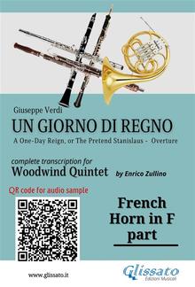 French Horn in F part of "Un giorno di regno" for Woodwind Quintet PDF