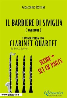 Il Barbiere di Siviglia (overture) Clarinet quartet score & parts PDF