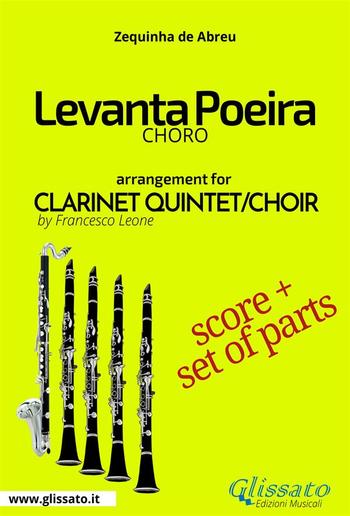 Levanta Poeira - Clarinet Quintet/Choir score & parts PDF