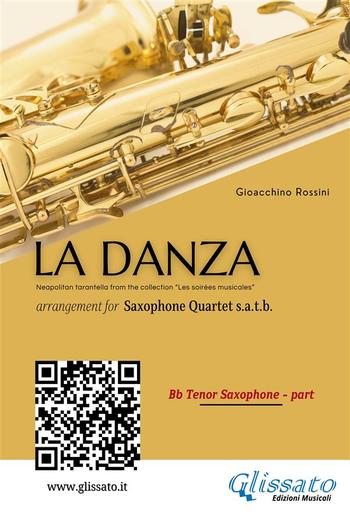 Bb Tenor Sax: La Danza by Rossini for Saxophone Quartet PDF