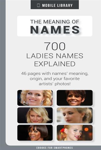 Meaning of Ladies Names PDF