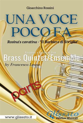 Una Voce Poco Fa - Brass Quintet/Ensemble (parts) PDF