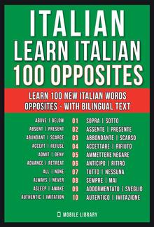 Italian - Learn Italian - 100 Opposites PDF