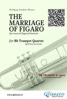 Bb Trumpet 4 part: "The Marriage of Figaro" overture for Trumpet Quartet PDF