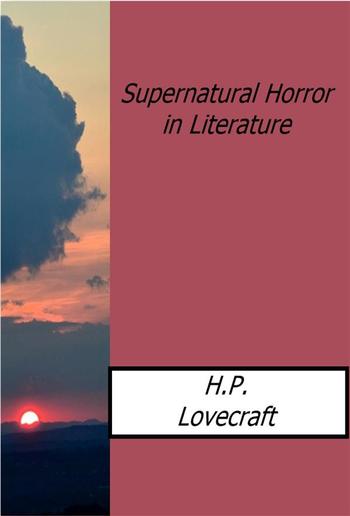 Supernatural Horror in Literature PDF