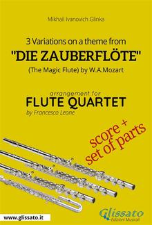 3 Variations on a theme from "Die Zauberflöte" - Flute Quartet PDF