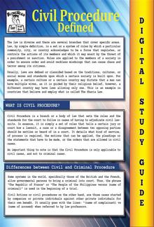 Civil Procedure (Blokehead Easy Study Guide) PDF