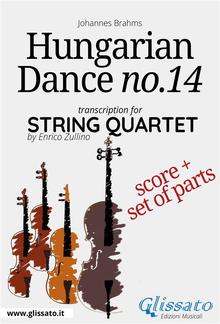 Hungarian Dance no.14 - String Quartet Score & Parts PDF