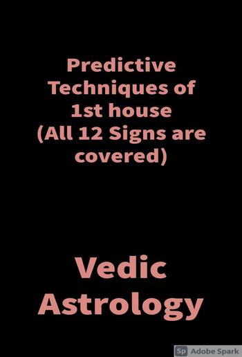 Predictive Techniques of 1st house PDF