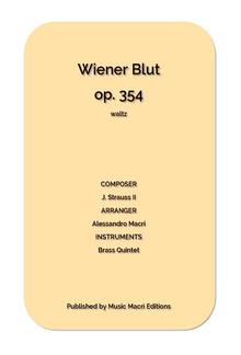 Wiener Blut op. 354 waltz PDF