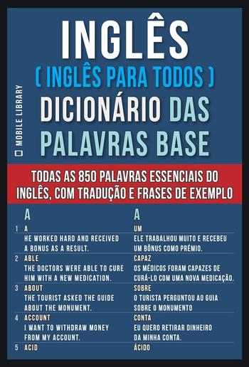 Inglês ( Inglês Para Todos ) Dicionário das Palavras Base PDF