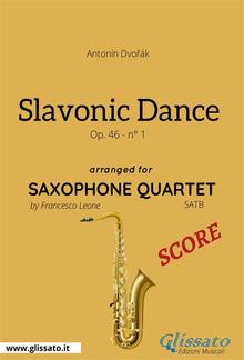 Slavonic Dance - Saxophone Quartet SCORE PDF