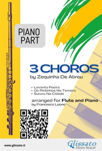 3 Choros by Zequinha De Abreu for Flute & Piano (Piano part) PDF