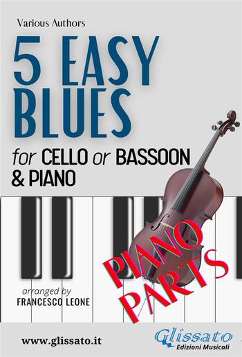 5 Easy Blues - Cello/Bassoon & Piano (Piano parts) PDF