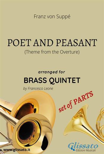 Poet and Peasant theme -brass quintet - set of PARTS PDF