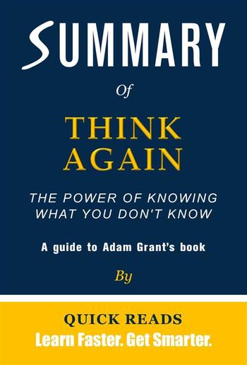 Summary of Think Again PDF