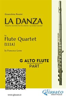 G alto Flute: La Danza by Rossini for Flute Quartet PDF