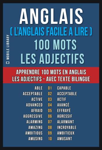 Anglais ( L’Anglais Facile a Lire ) 100 Mots - Les Adjectifs PDF