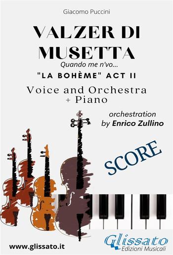 Valzer di Musetta - Voice, Orchestra and Piano (Score) PDF