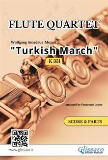 Flute Quartet "Turkish March" K 331 score & parts PDF