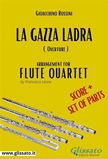 La Gazza Ladra - Flute Quartet score & parts PDF