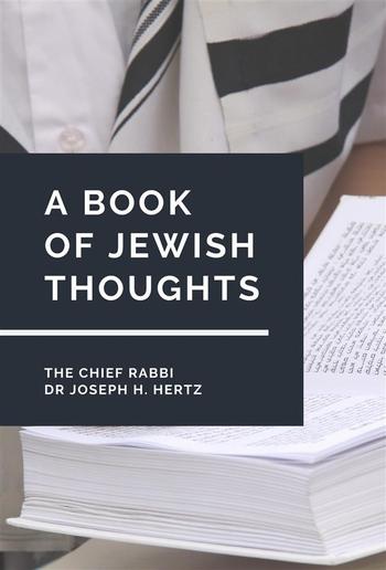 A Book of Jewish Thoughts PDF
