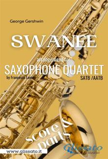 Swanee - Sax Quartet (score & parts) PDF