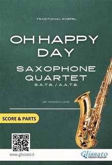 Saxophone Quartet "Oh Happy Day" score & parts PDF