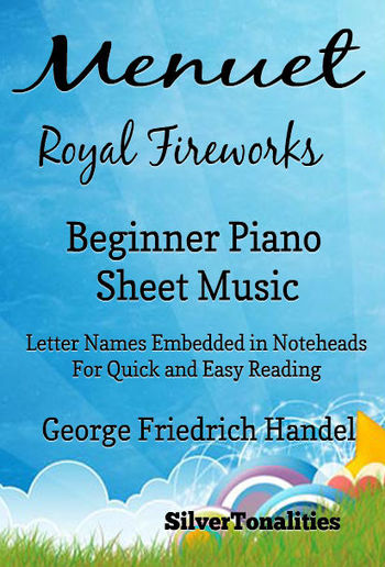 Menuet Royal Fireworks Beginner Piano Sheet Music PDF