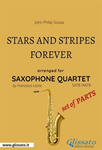 Stars and Stripes Forever - Saxophone Quartet set of PARTS PDF