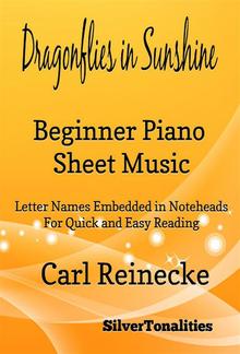 Dragonflies in Sunshine Beginner Piano Sheet Music Tadpole Edition PDF