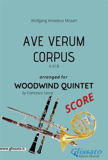 Ave Verum (Mozart) - Woodwind Quintet SCORE PDF