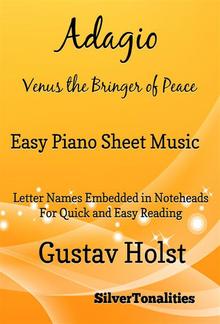 Adagio Venus the Bringer of Peace the Planets Easy Piano Sheet Music PDF