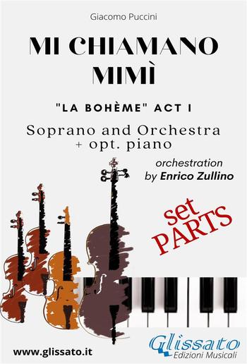 Mi chiamano Mimì - soprano and orchestra (Parts) PDF