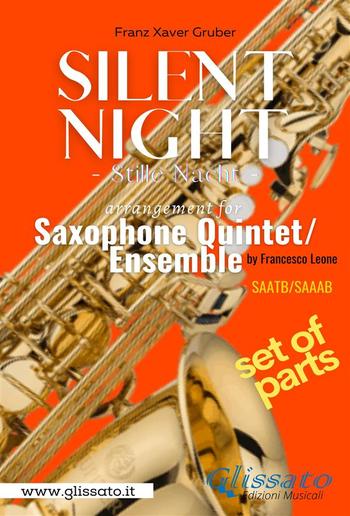 Silent Night - Saxophone Quintet/Ensemble (parts) PDF