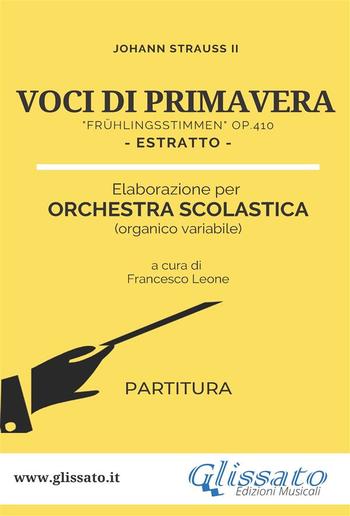 Voci di Primavera - estratto per orchestra scolastica (partitura) PDF