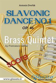 Slavonic Dance no.1 - Brass Quintet (score) PDF