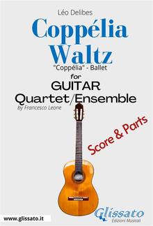 Coppélia Waltz - Guitar Quartet score & parts PDF