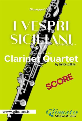 I Vespri Siciliani - Clarinet Quartet (score) PDF