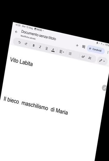 Il bieco maschilismo di Maria PDF