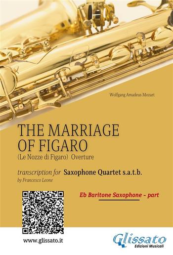 Eb Baritone part "The Marriage of Figaro" - Sax Quartet PDF