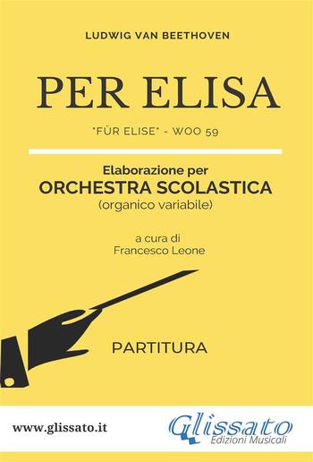Per Elisa - Orchestra scolastica (partitura) PDF