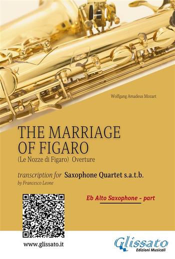 Eb Alto part "The Marriage of Figaro" - Sax Quartet PDF