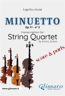 Minuetto (Boccherini) - String Quartet score & parts PDF